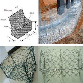 新疆石笼网又称石笼网箱,镀锌石笼网或pvc石笼网